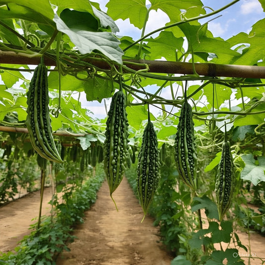 How to Grow Bitter Gourd (Paval / Kaippakka) in Kitchen Gardens During Monsoon – Buy Premium Bitter Gourd Seeds Online