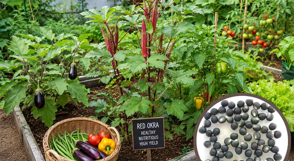 Why Red Okra is the Perfect Choice for Your Home Garden – Buy Okra (Red) Seeds Online
