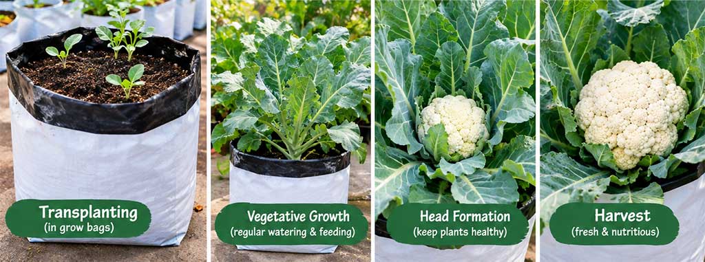 Cauliflower – Seed to Harvest: Grow Fresh Cauliflower at Home with Quality Seeds