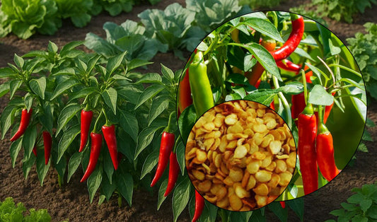Mahaagrin Chilli Seeds – Pure Green Chillies at Home | Buy Chilli Seeds Online for Year-Round Harvest